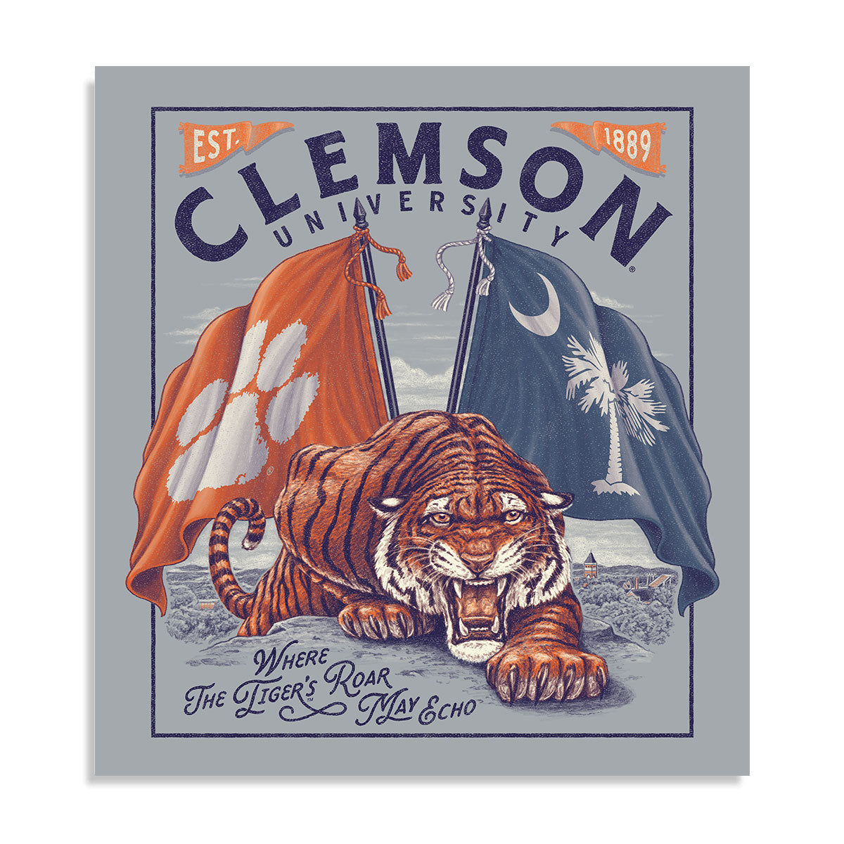Tiger Flags Poster