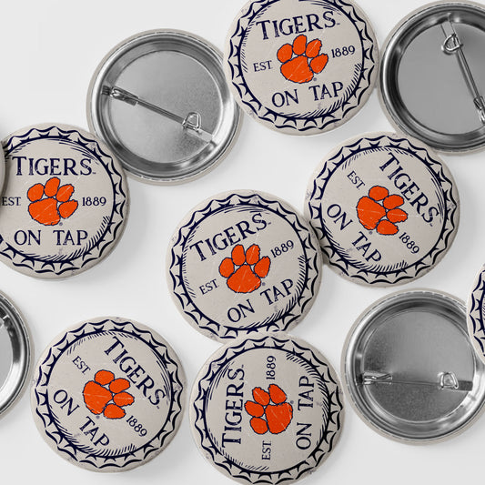 3" Tigers on Tap Button
