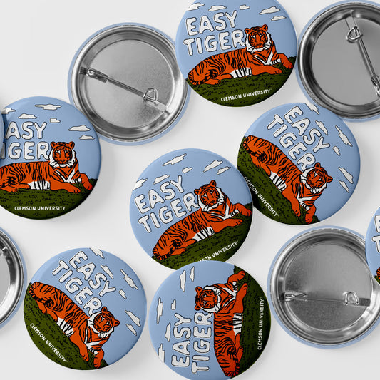 3" Easy Tiger Button
