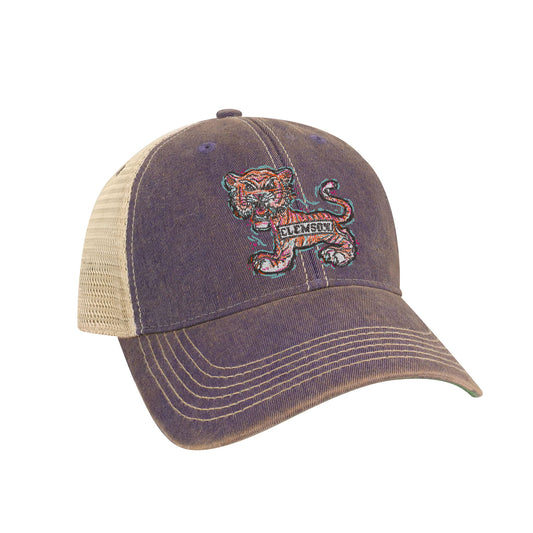 Painted Old School Tiger Trucker - (Multiple Colors)
