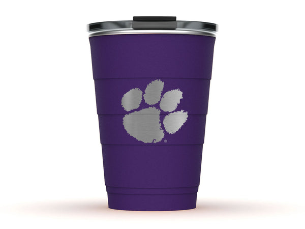 Preowned Simple Modern Clemson Tigers. 30 oz. Tumbler..Clean with Top