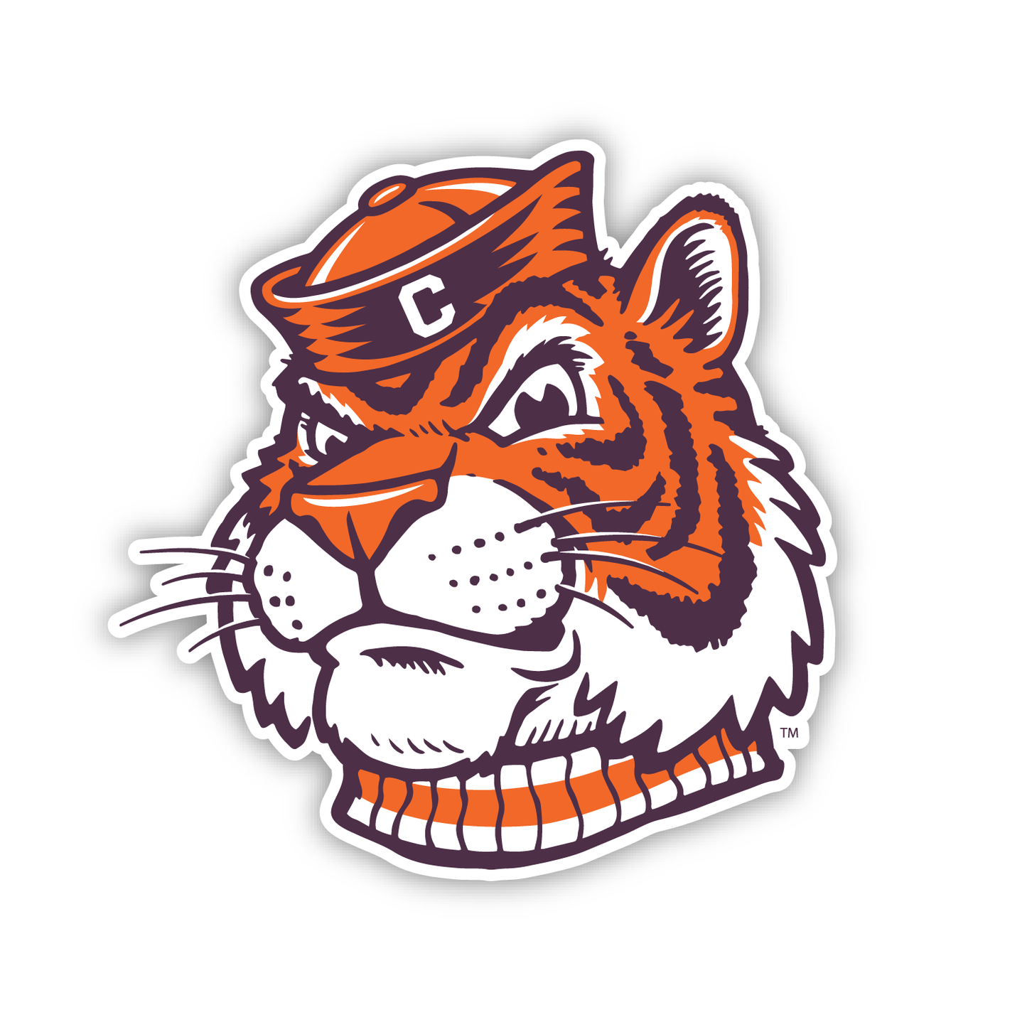 Retro Clemson Banks Decal