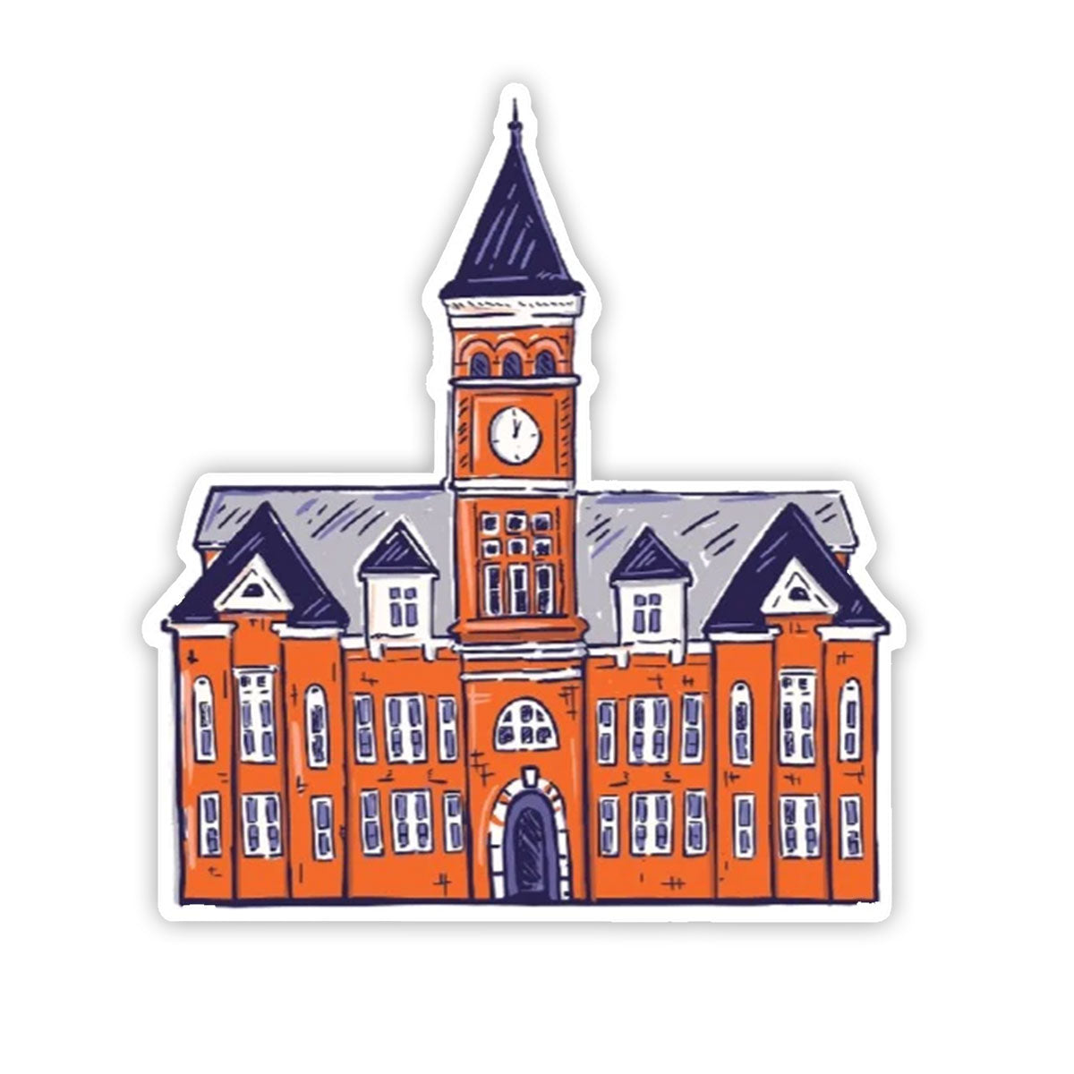 Old Main Decal - (Multiple Sizes)