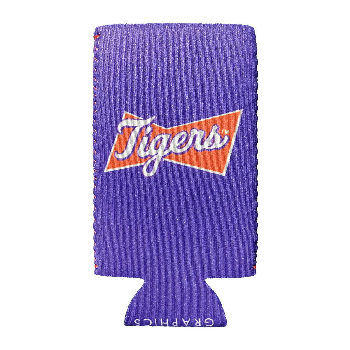 Tigers Bow Tie Can Cooler - (Multiple Sizes)