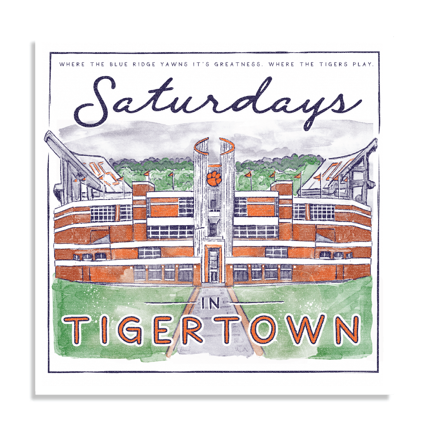 Saturday's in Tigertown Poster
