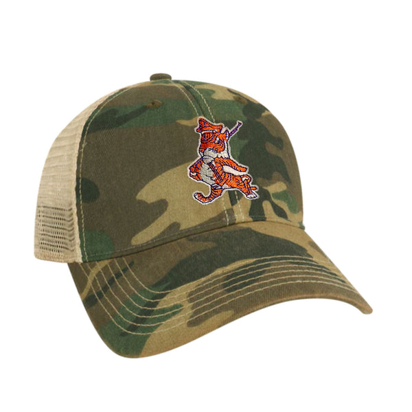 Military Tiger Trucker Hat- (Multiple Colors) - Tigertown Graphics