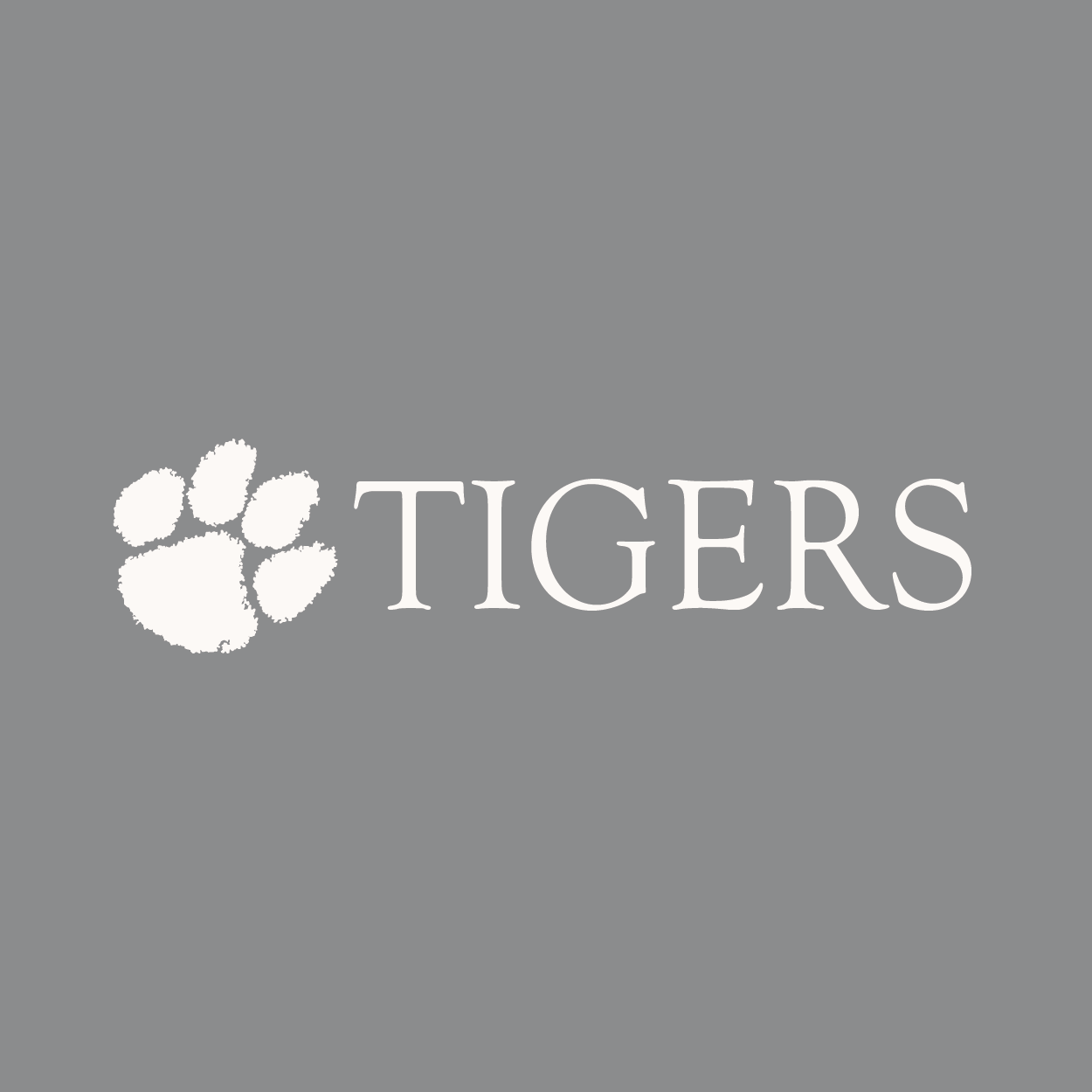 Paw Tigers Decal - (Multiple Colors)