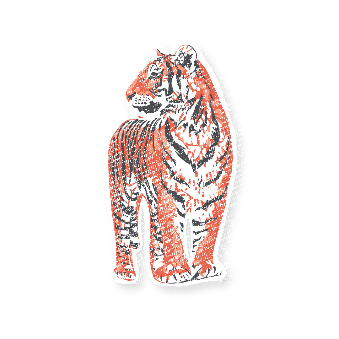 Big Tiger Decal - (Multiple Sizes)