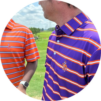 Banks Polo- Orange Stripe main image 1
