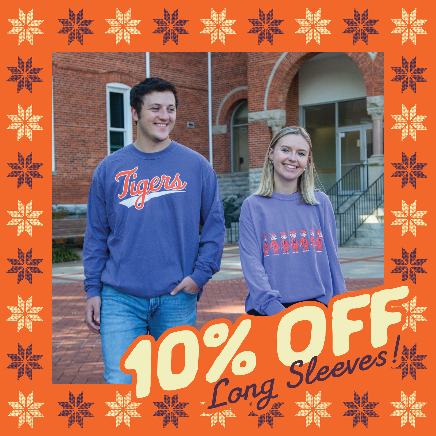 10% off Long Sleeves