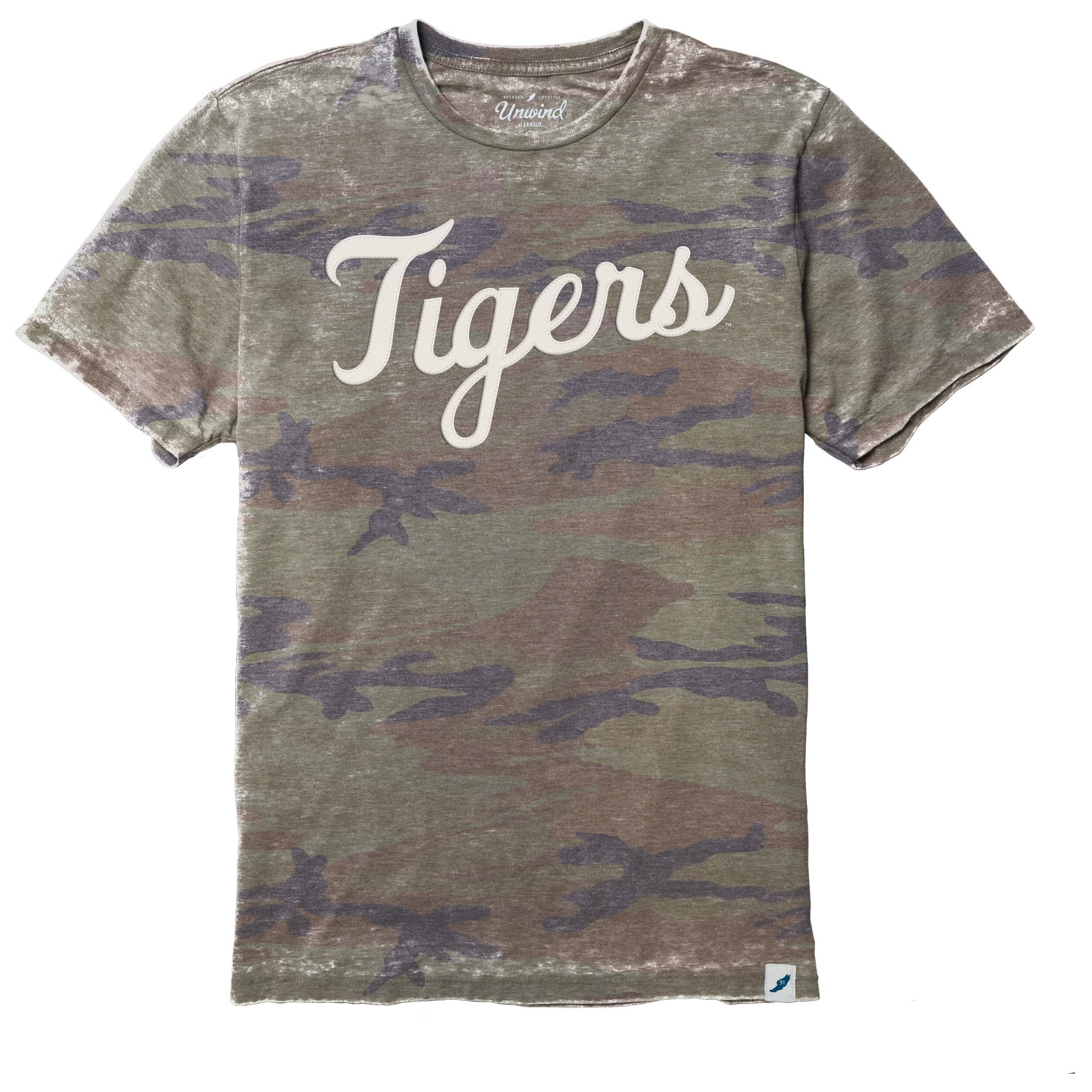 Tigers Camo Burnout Tee