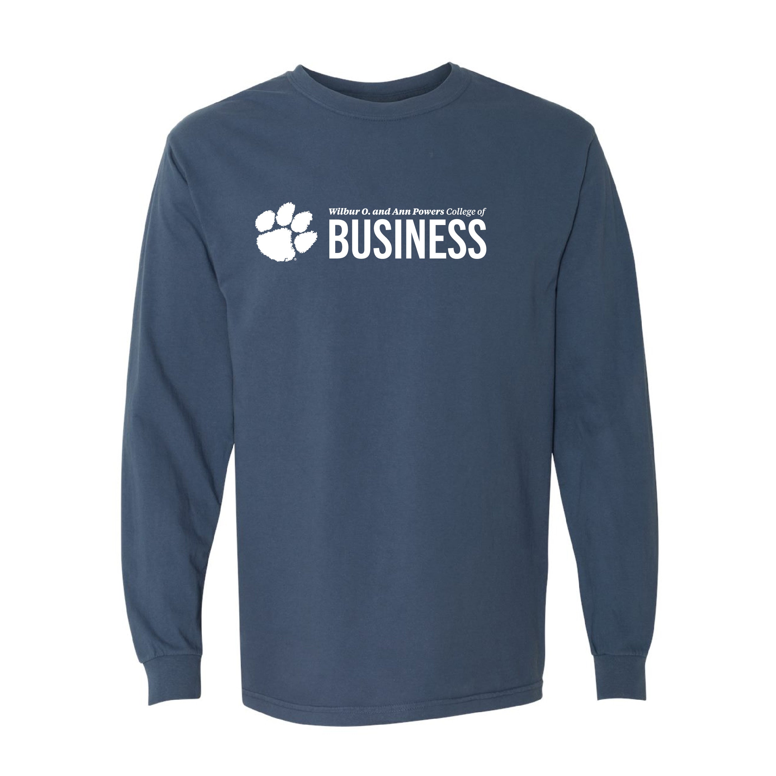 (Pre-Order) Powers College of Business Long Sleeve- Midnight