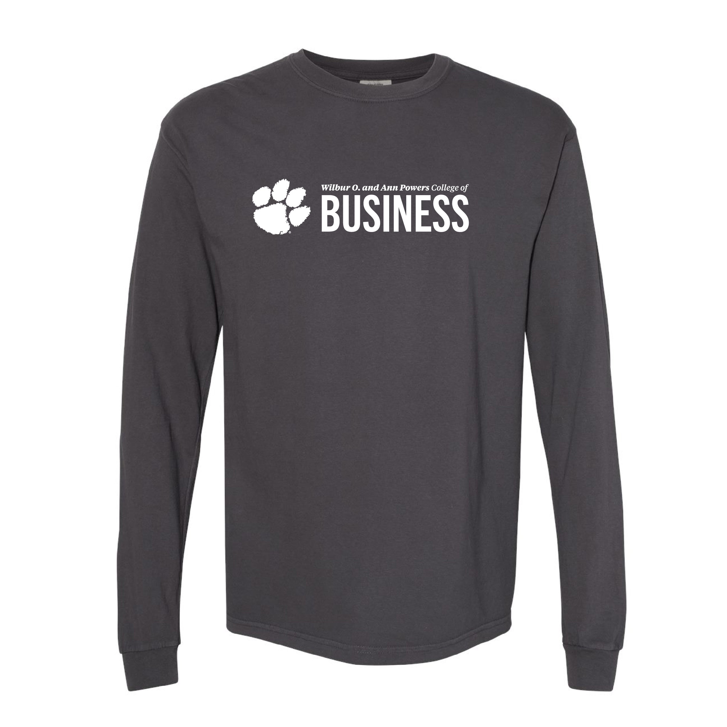 (Pre-Order) Powers College of Business Long Sleeve- Graphite