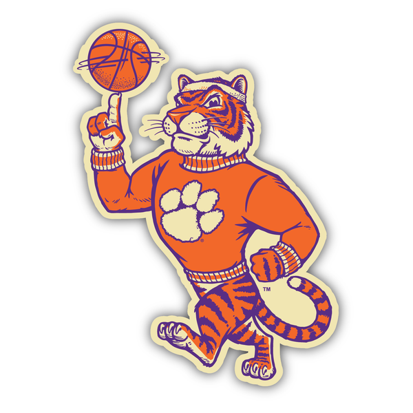 Clemson Growling Tiger Sticker