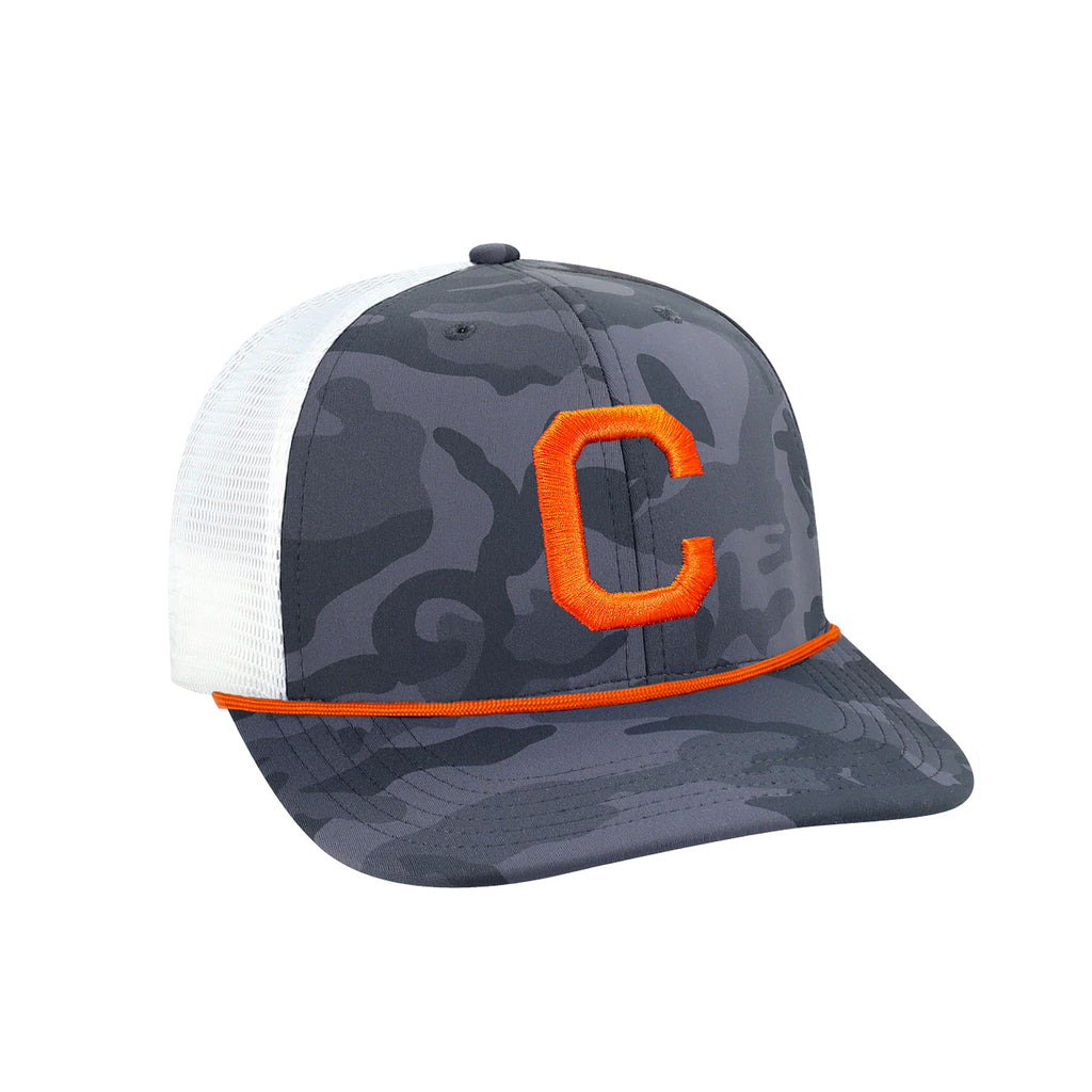 Camo Clemson Corded Block C Trucker - (Multiple Styles)