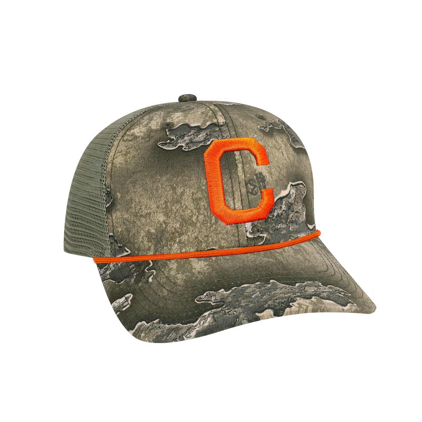 Camo Clemson Corded Block C Trucker- (Multiple Styles)