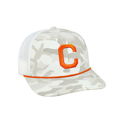 Camo Clemson Corded Block C Trucker- (Multiple Styles)