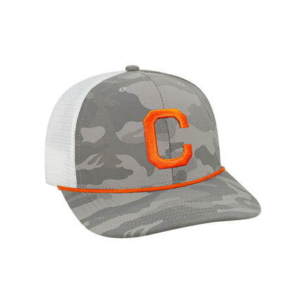 Camo Clemson Corded Block C Trucker- (Multiple Styles)