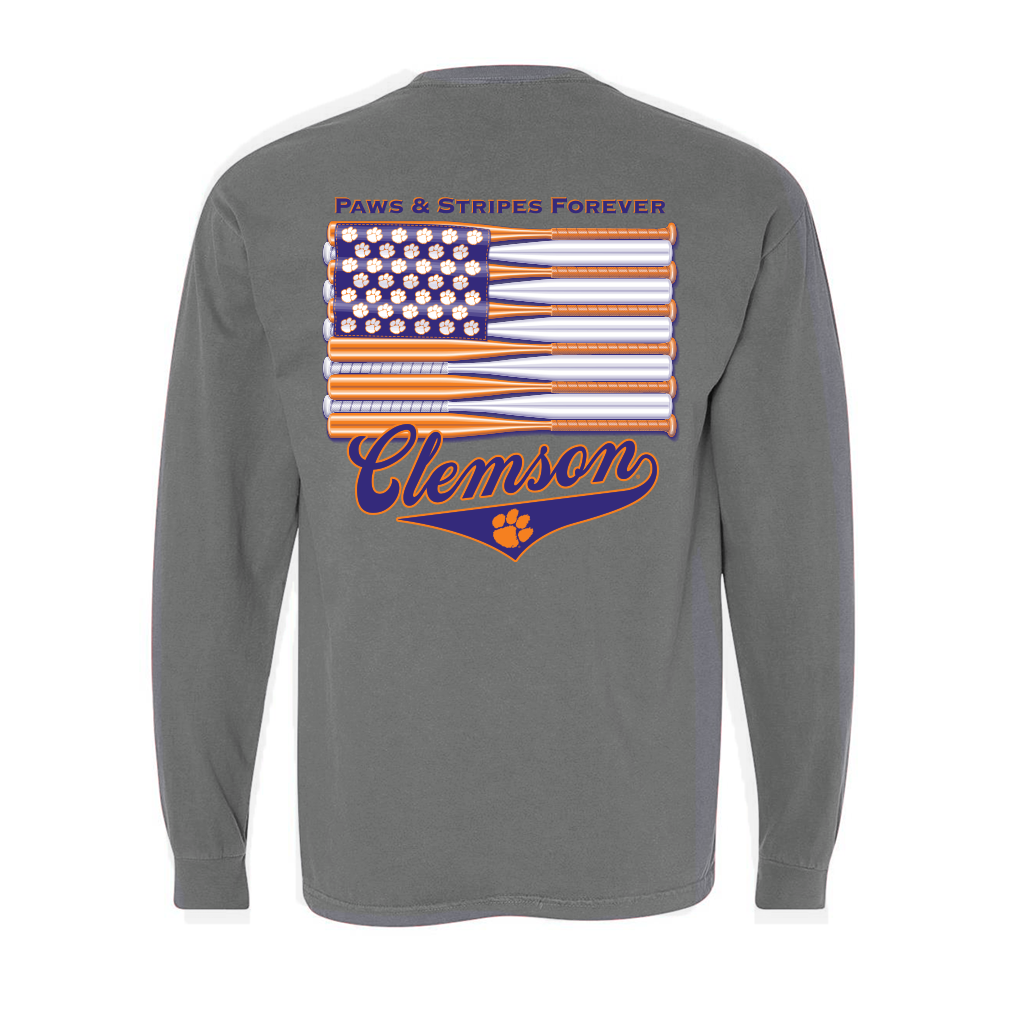 Paws & Stripes Forever Long Sleeve - (Multiple Colors)