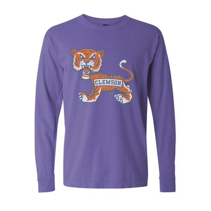 Big Ol' Old School Long sleeve- (Multiple Colors)