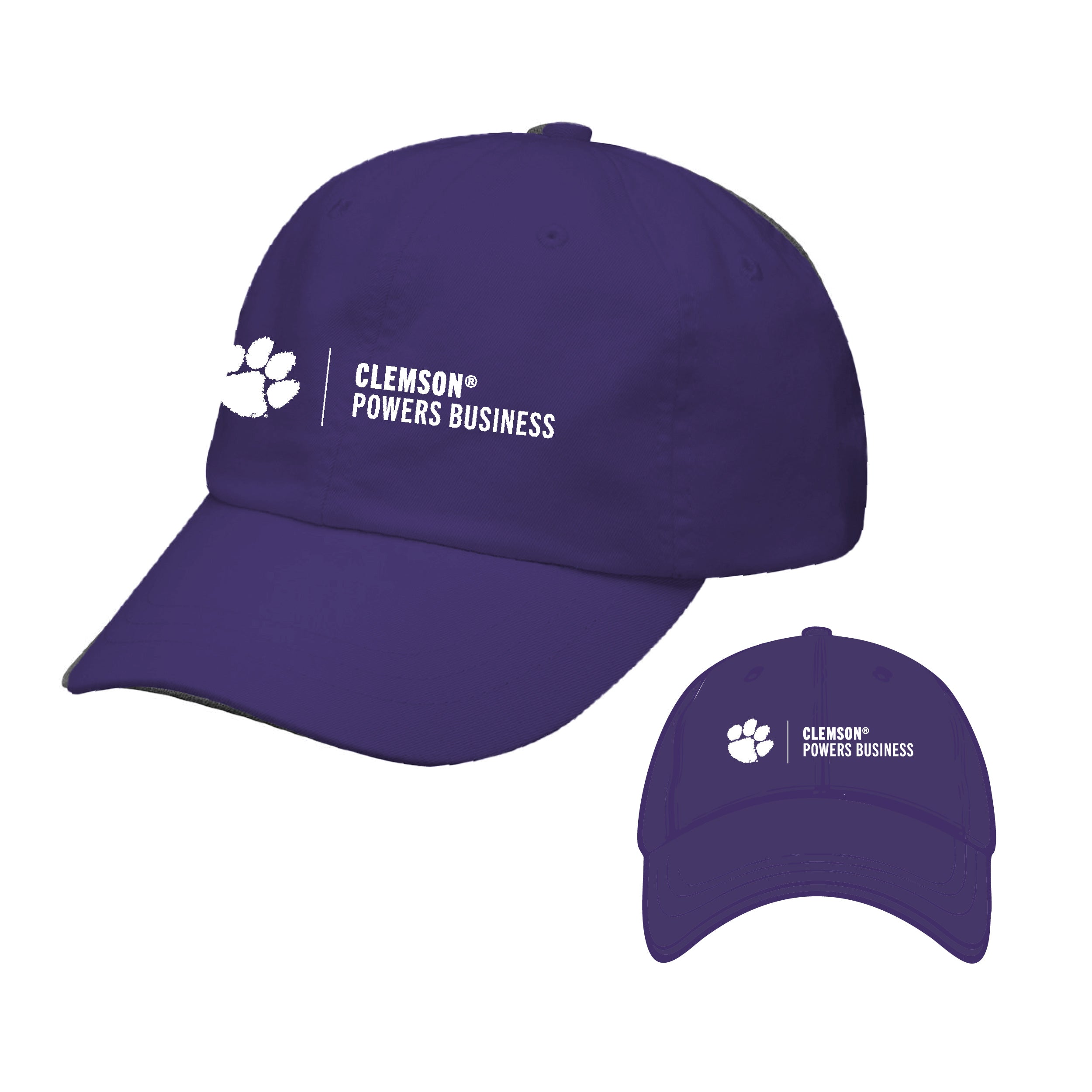 (Pre-Order) Powers College of Business Twill Hat- Purple