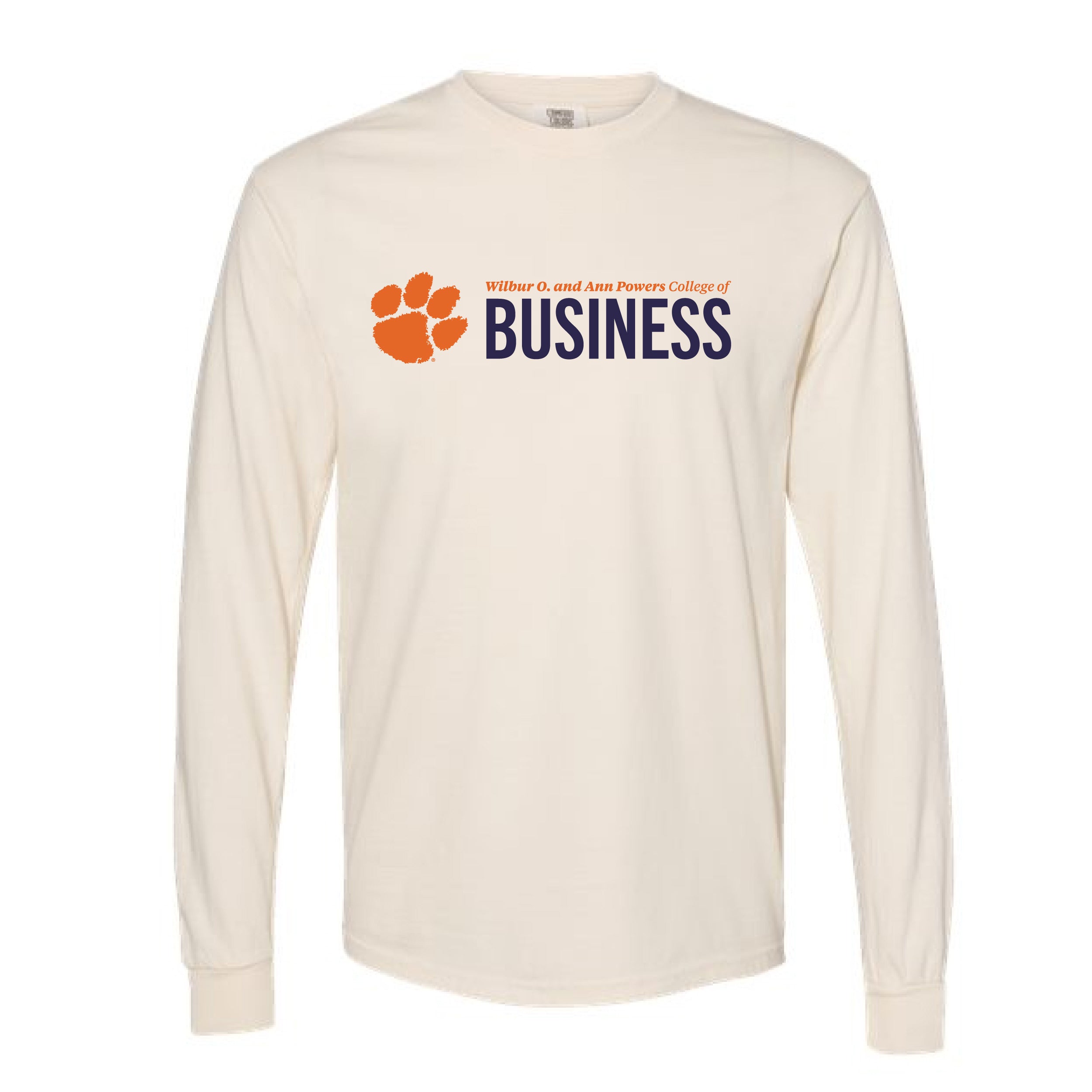 (Pre-Order) Powers College of Business Long Sleeve- Ivory