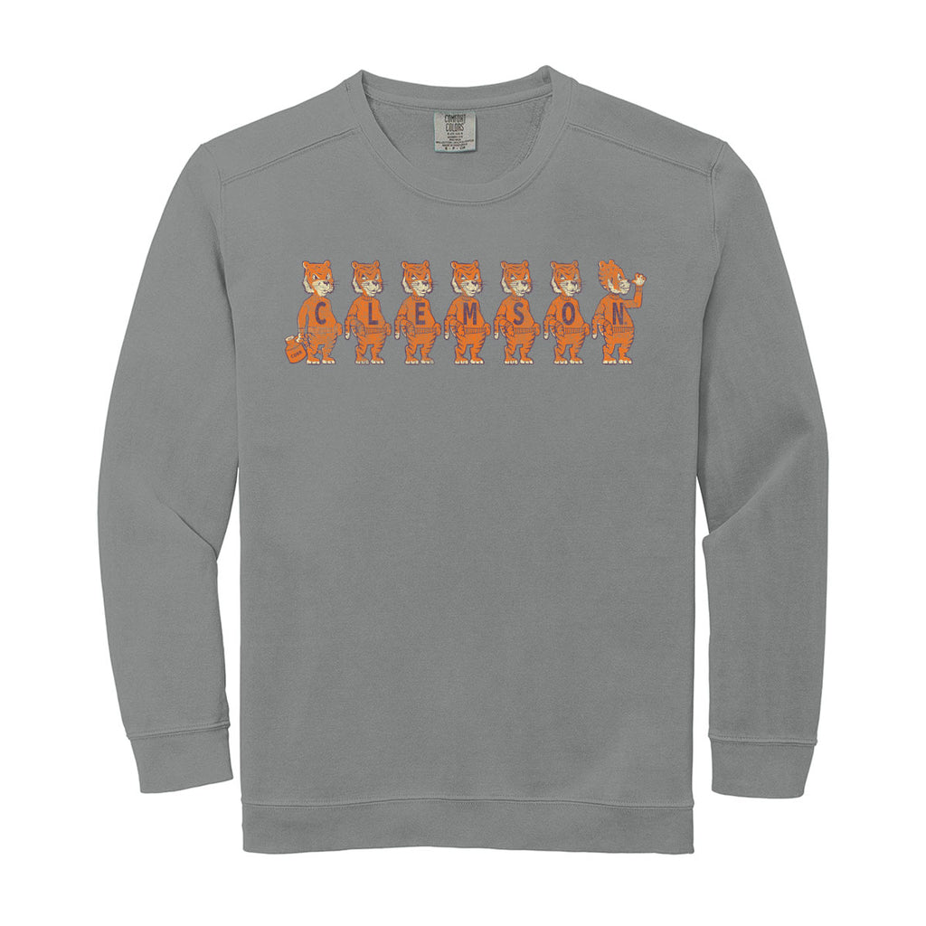 Tiger Row Crewneck Fleece - (Multiple Colors)