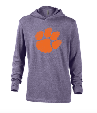 Slub Big Paw Long Sleeve Hoodie Tee