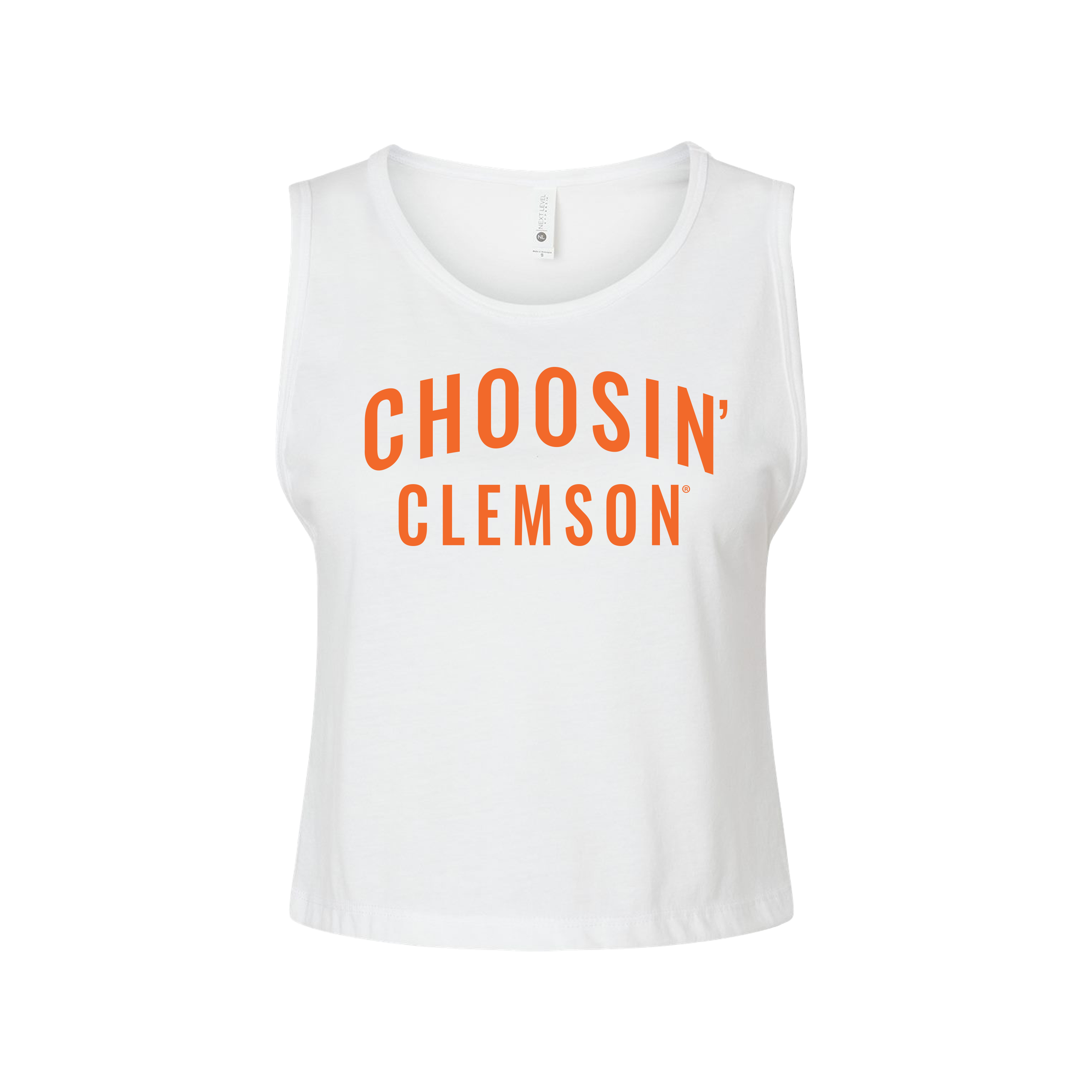 Choosin' Clemson Cropped Tank