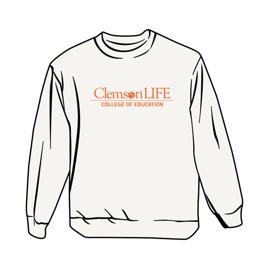 ClemsonLIFE Sweatshirt White