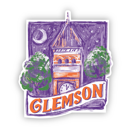 Clock Tower Decal