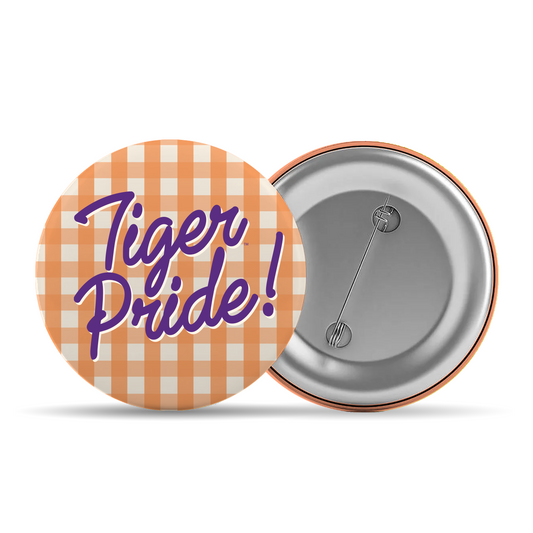 3" Tiger Pride Button