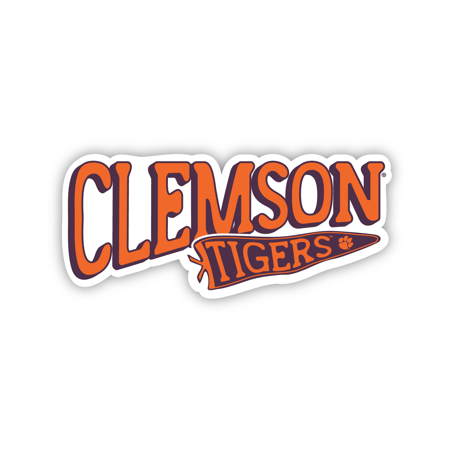Pennant Flag Decal