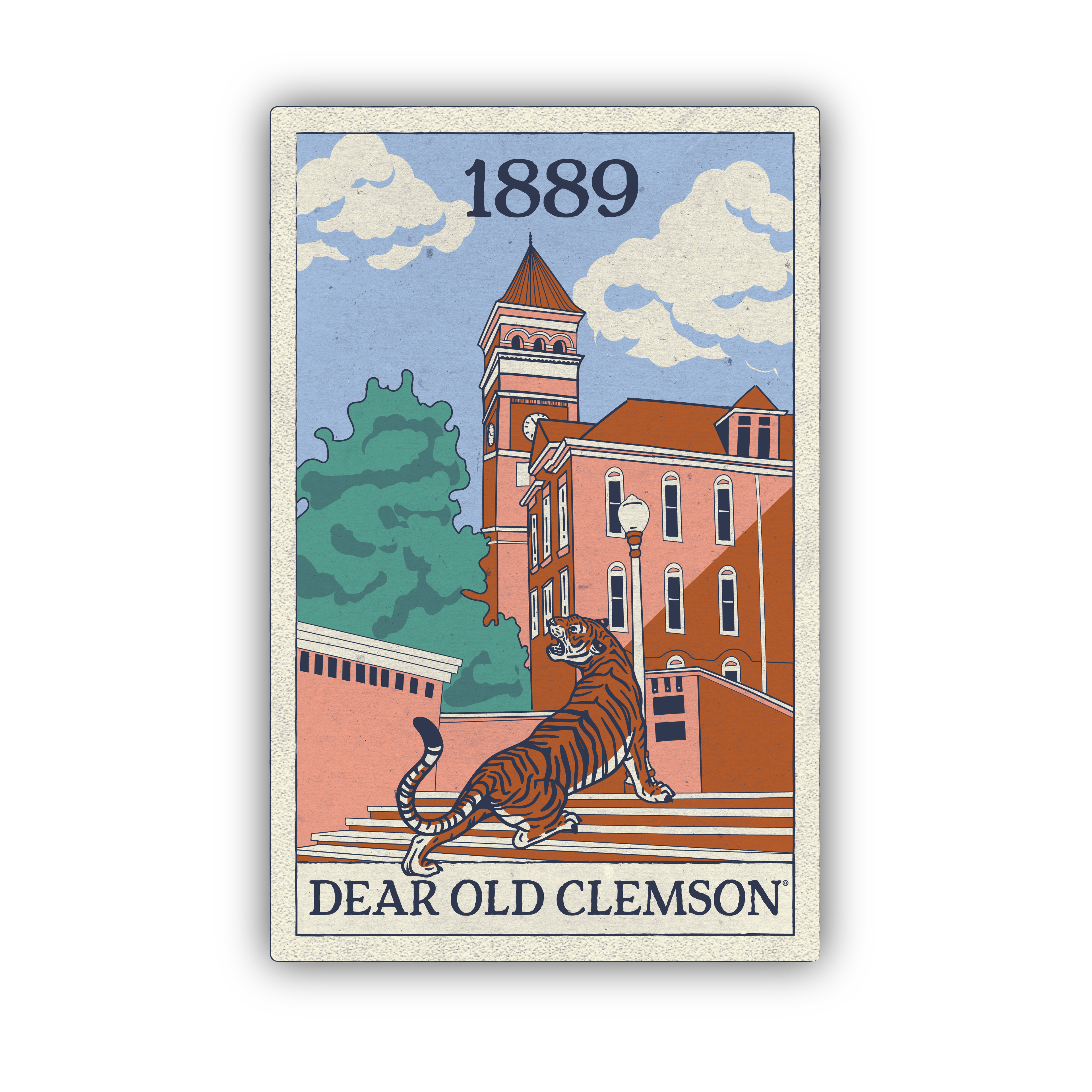 Dear Old Clemson Decal - (Multiple Sizes)