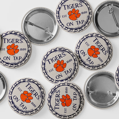 3" Tigers on Tap Button