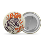 3" Roaring Tiger Button