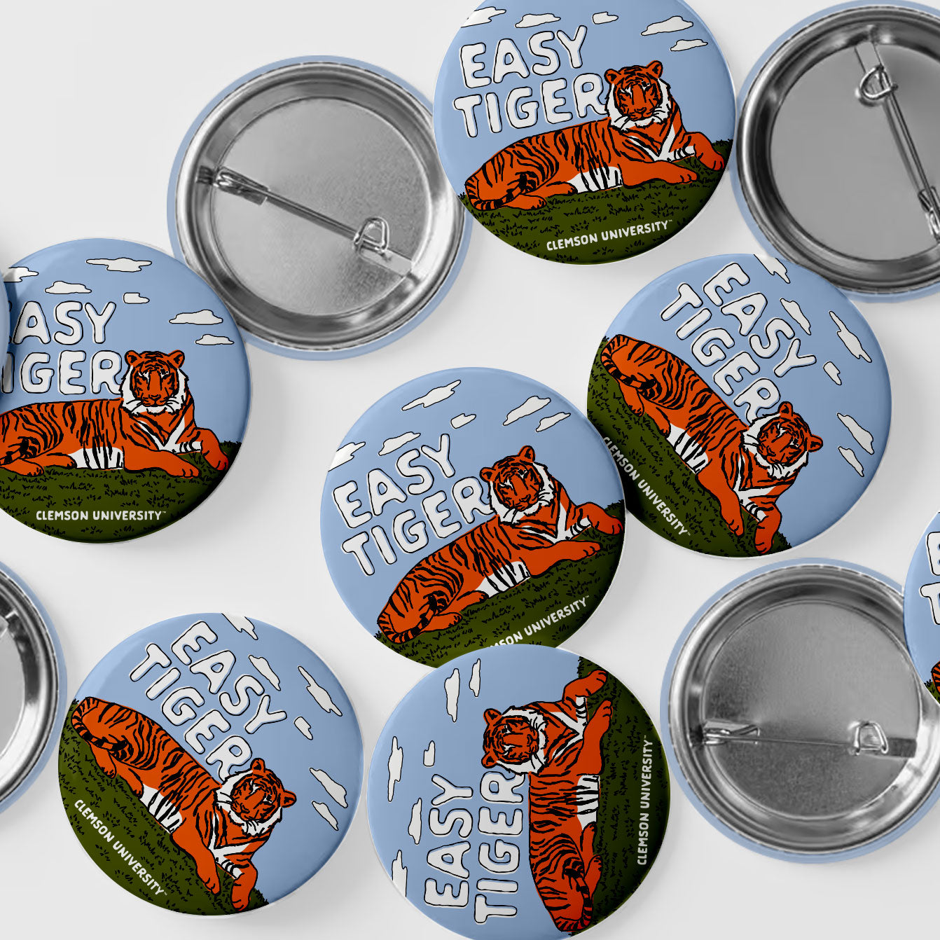 3" Easy Tiger Button