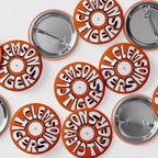 3" Record Clemson Tigers Button