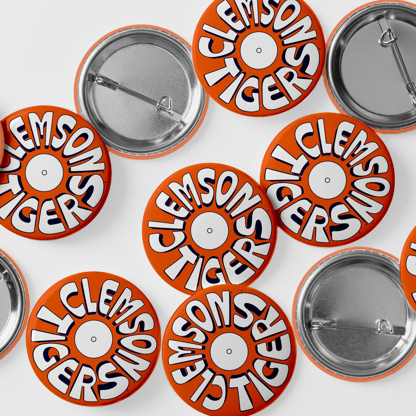 3" Record Clemson Tigers Button