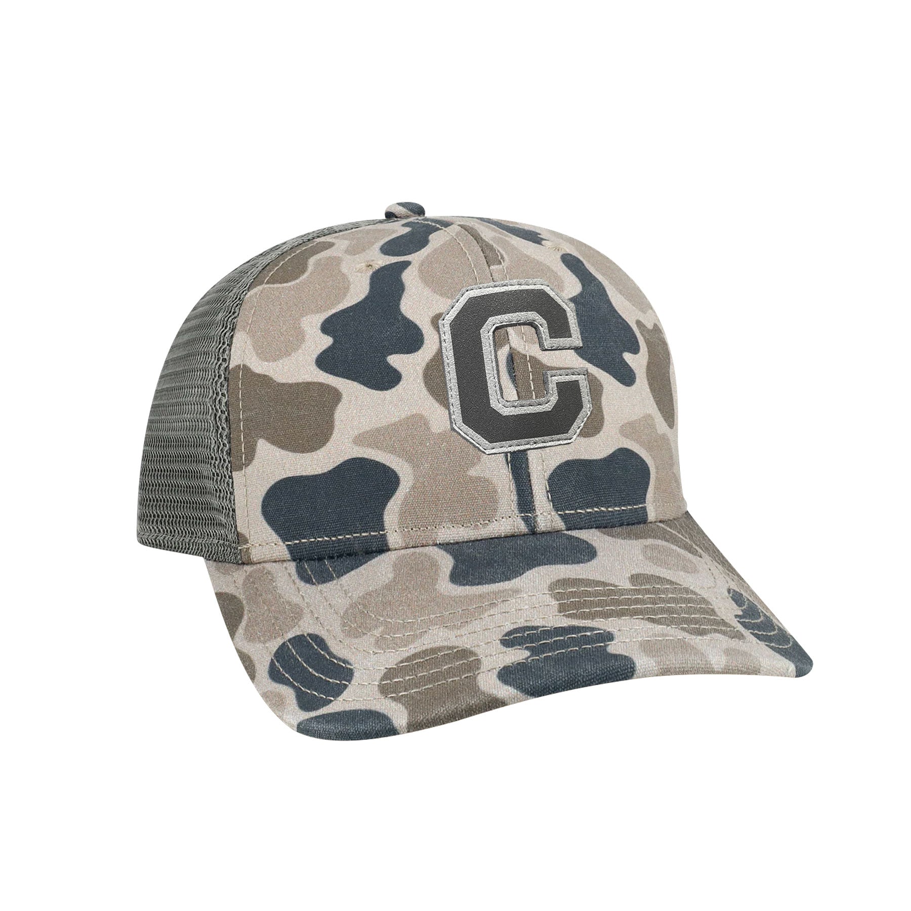 Camo Block C Mid-Trucker - (Multiple Colors) – Tigertown Graphics