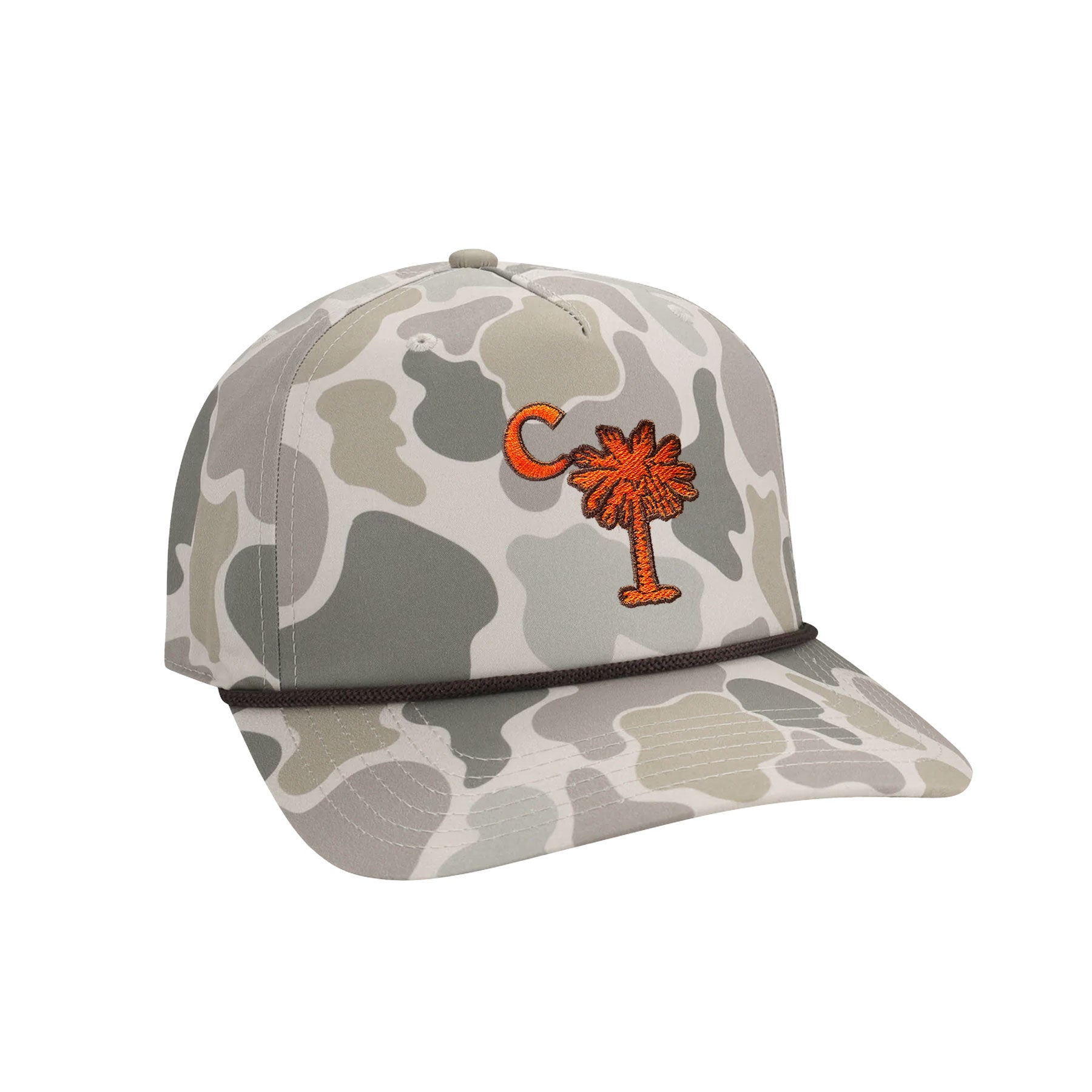 Camo Palmetto & Baseball C Corded Hat