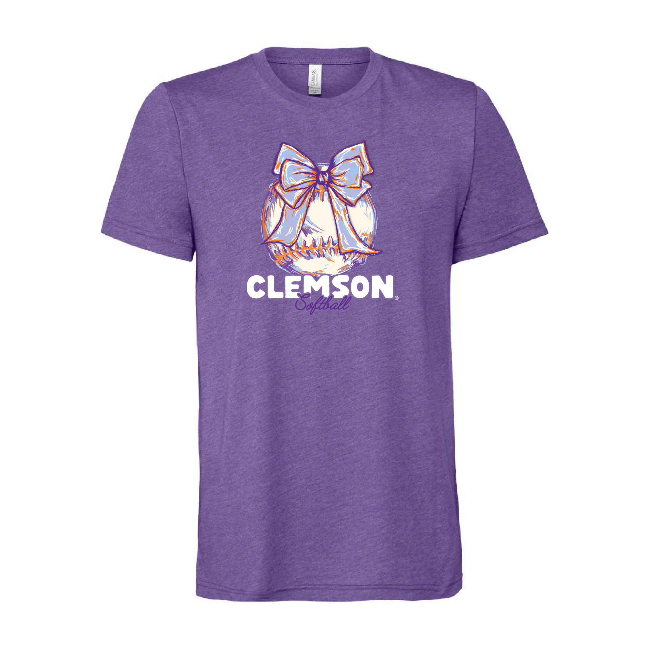 Clemson Softball Bow
