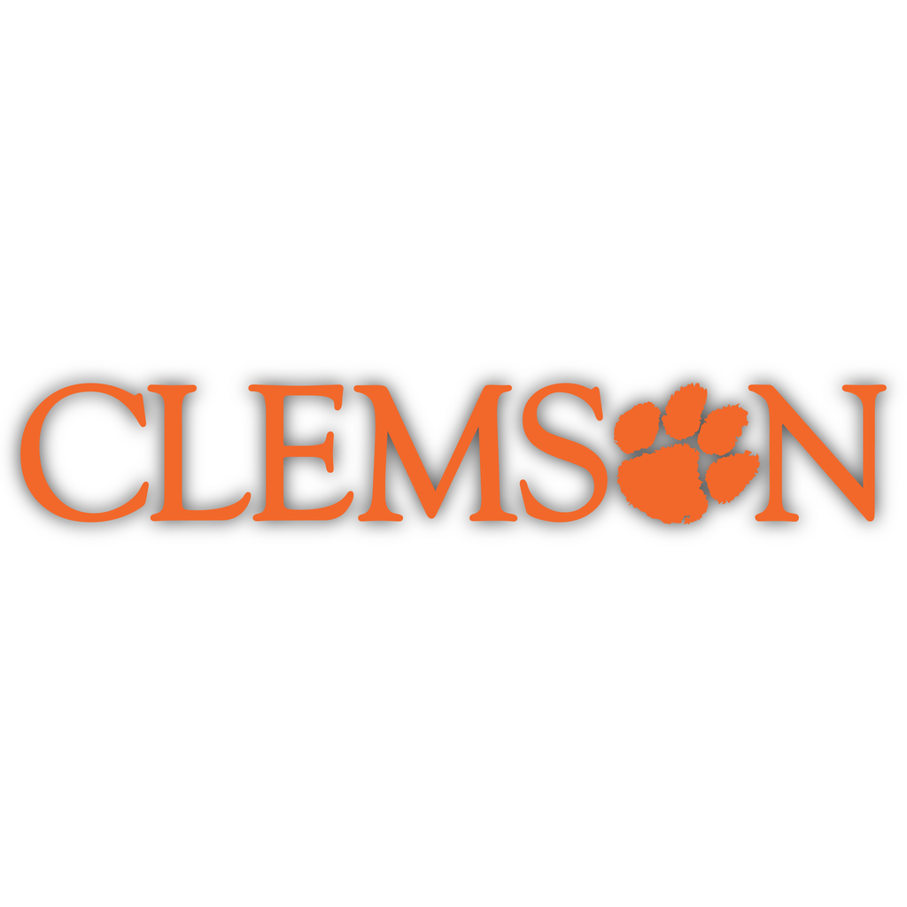 Clemson Word Decal - (Multiple Colors)