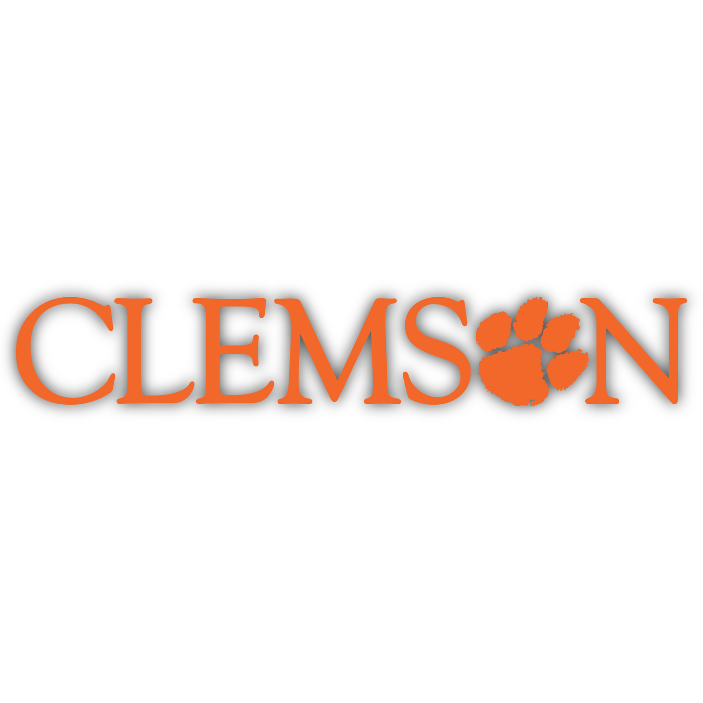 Clemson Word Decal (multiple colors)