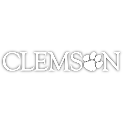 Clemson Word Decal (multiple colors)