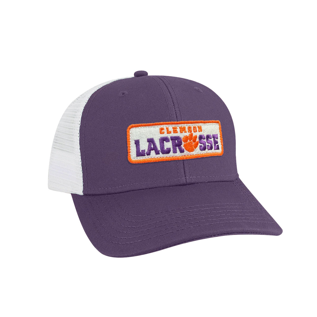 Clemson Lacrosse Mid-Trucker - (Multiple Colors)