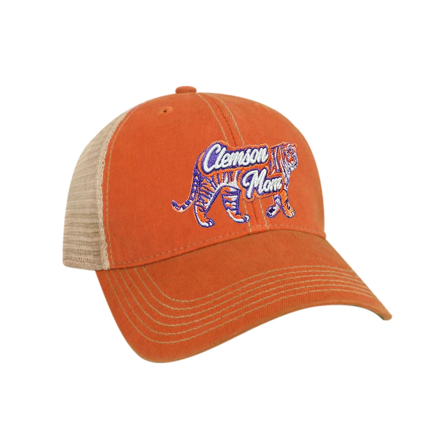 Clemson Mom Trucker-(Multiple Colors)