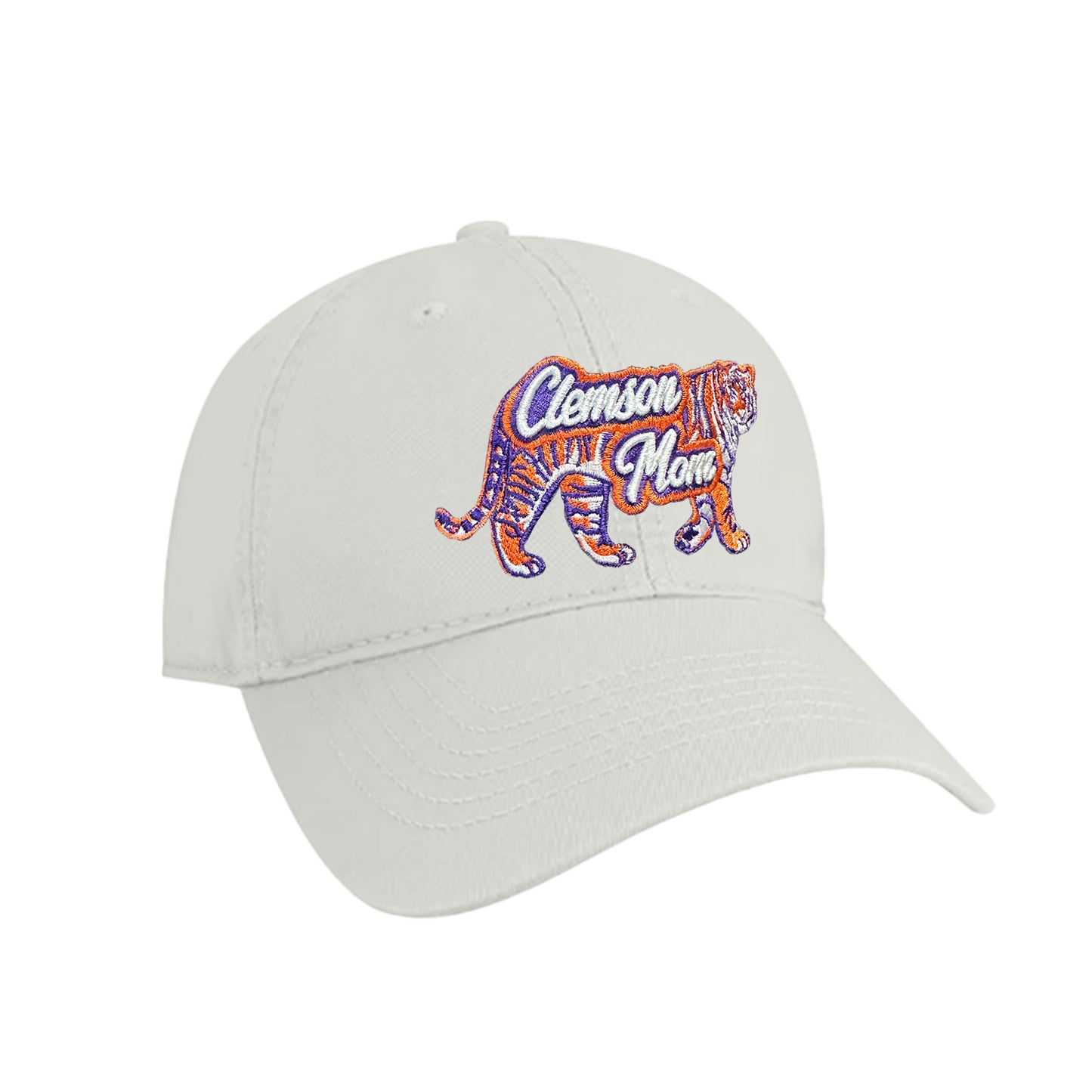 Clemson Mom Twill Hat- (Multiple Colors)