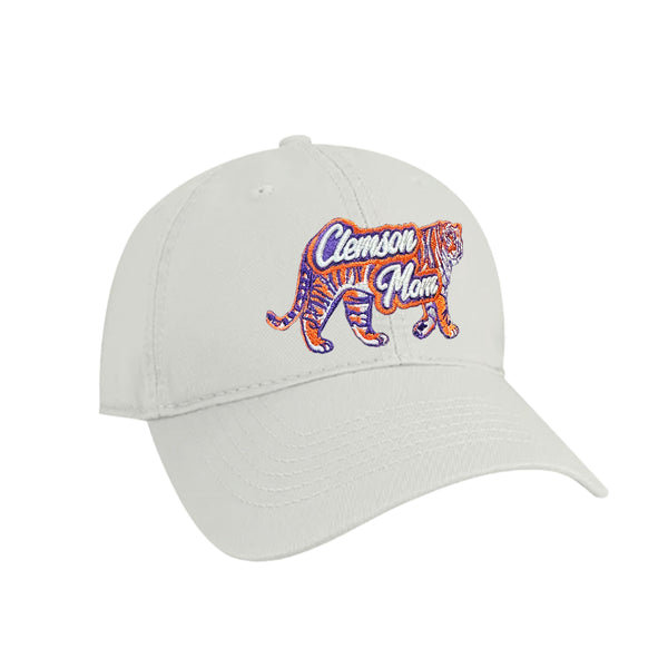 Clemson Mom Twill Hat- (Multiple Colors) - Tigertown Graphics