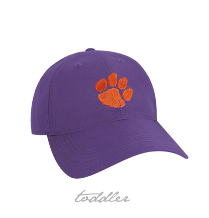 Toddler Clemson Paw Twill Hat- (Multiple Colors)